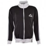 BUKTA  Track Top  Black with White Panels/Cuffs