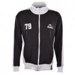 BUKTA  Heritage Track Top Black with White Panels/Cuffs