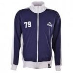 BUKTA  Heritage Track Top Navy with White Panels/Cuffs/W’Ban