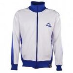 BUKTA  Track Top White with Royal Panels/Cuffs/W’Band