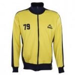 BUKTA  Heritage Track Top Yellow with Navy Panels/Cuffs/W’B