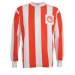 Olympiacos 1970s Kids Retro Football Shirt