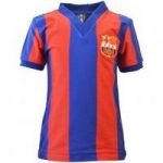 Barcelona 1970s Kids Retro Football Shirt