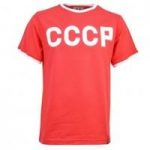 Soviet Union (CCCP) 12th Man T-Shirt – Red/White Ringer
