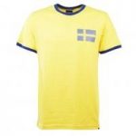 Sweden 12th ManT-Shirt – Yellow/Royal Ringer