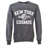 NASL: New York Cosmos White Print Sweatshirt – Charcoal