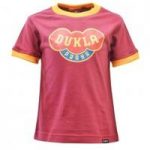 Kids Dukla Prague 12th Man T-Shirt – Maroon/Amber Ringer