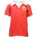 Manchester United 1970s Kids Retro Football Shirt