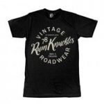 Rum Knuckles Black T-Shirt 78 Roadwear Print