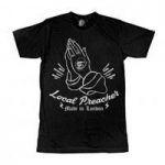 Rum Knuckles Black T-Shirt Local Preacher Print