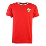 Wales Rugby T-Shirt – Red/White Ringer