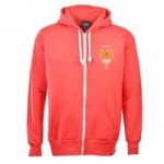 Manchester United 1970’s style Zipped Hoodie –  Red