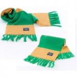 Green & Gold Deluxe Cashmere Bar Scarf