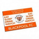 Personalised Eat Sleep Drink Blackpool Jigsaw