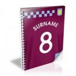 Personalised Aston Villa Shirt Notebook