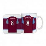 Personalised Aston Villa Shirt Number Mug & Coaster Set