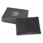 Personalised WBA Genuine Leather Black Wallet