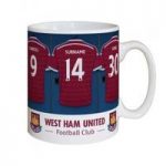 Personalised West Ham United Dressing Room Mug