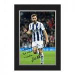 Personalised West Brom Morrison Autograph Photo