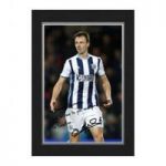 Personalised West Brom Evans Autograph Photo