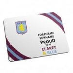Personalised Aston Villa Proud to be Mouse Mat