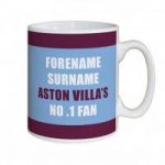 Personalised Aston Villa FC No.1 Fan Mug