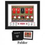 Personalised Arsenal FC Goalkeeper Dressing Room Print
