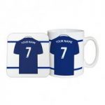 Personalised Everton Shirt Number Coaster & Mug Set